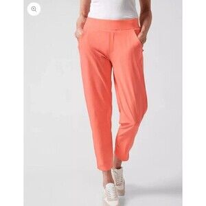 Athleta Brooklyn Ankle Pant Sunset Glow Orange Size 6 P Athleisure Travel